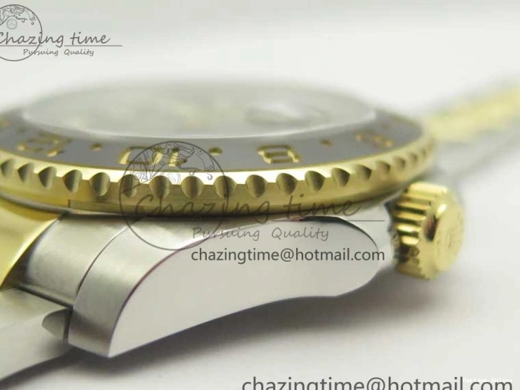 0504 GMT Master II 116713 GMF 904L Steel Edition Green Dial on SS YG Bracelet A Lightweight 3386